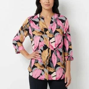 Blusa Hoja Rosa
